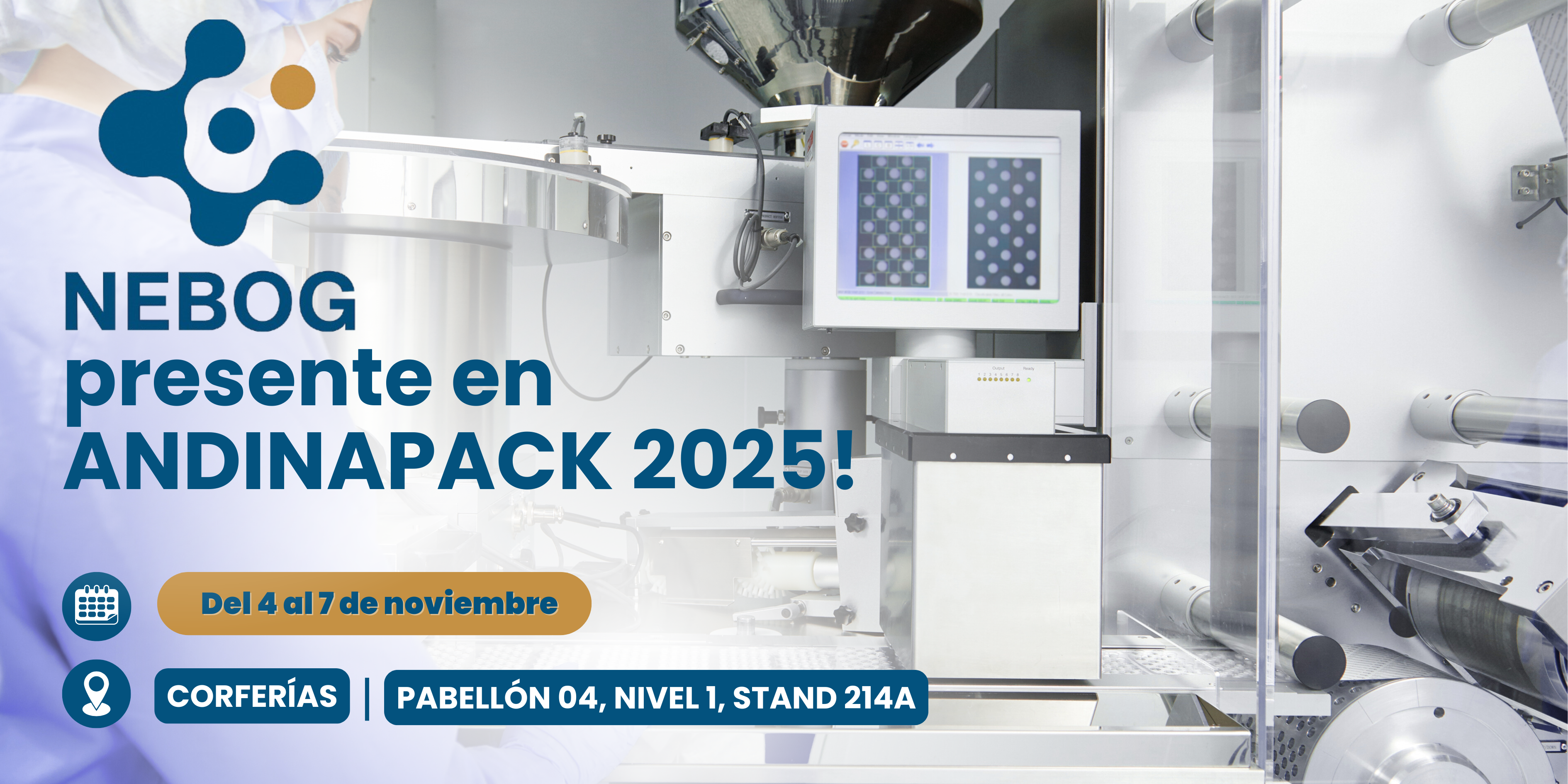 Descubre nuestras soluciones en maquinaria y equipos para la industria farmacéutica, cosmética y alimenticia